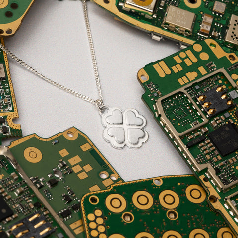 L.O.V.E. You ketting zilver