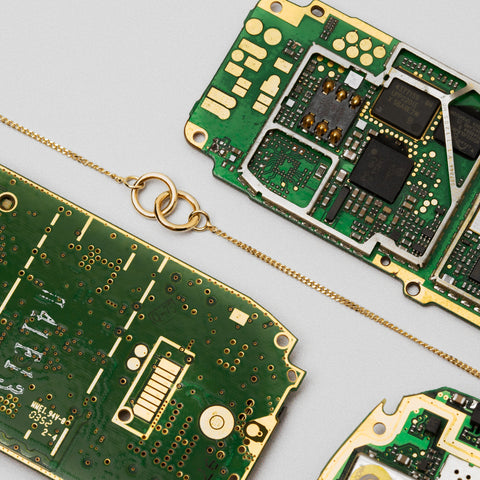 Eternal Connection ketting goud small