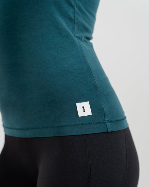 Circular Tank Top Storm Green