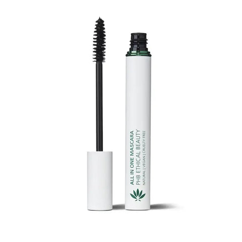 PHB Ethical Beauty All in One Natural Mascara Vegan Zwart — Zwart