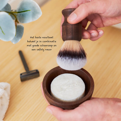 Scheerset Walnoothout