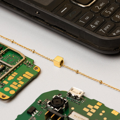 Solid as a Block ketting goud