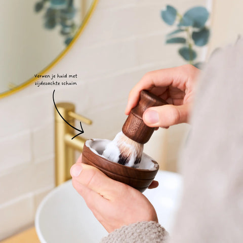 Scheerset Walnoothout