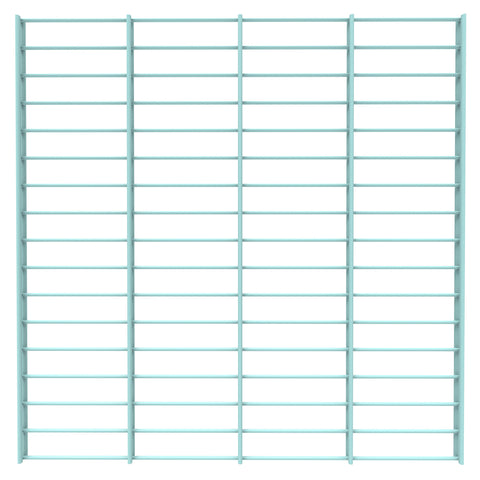Second Chance - Fency Wall Shelf 75x80cm Mint Green