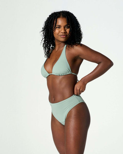 menstruatie zwemkleding set in een groene kleur voor dames