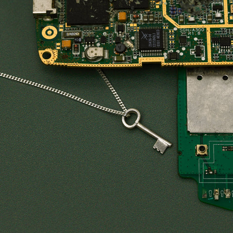 Key To Your Heart ketting zilver