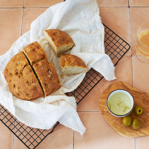 Focaccia Vinaigrette & Borrelplank Giftpack