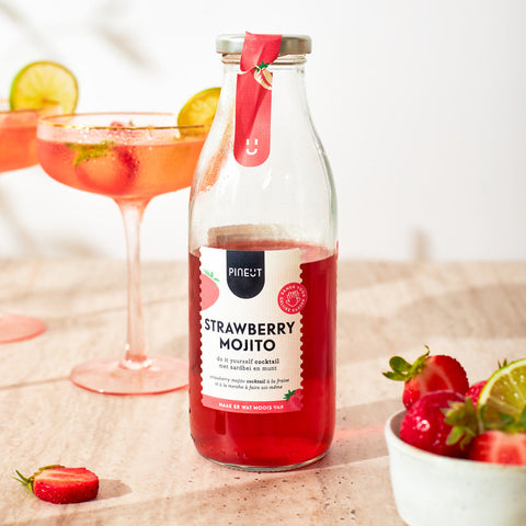 Cocktail | Strawberry Mojito | bottle | Doos met 8 stuks