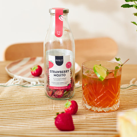 Cocktail | Strawberry Mojito | bottle | Doos met 8 stuks