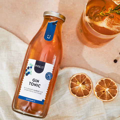 Cocktail | Gin Tonic | Cocktail maken | karaf | BIO | Doos met 8 stuks