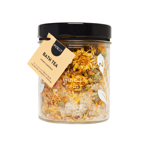 Badthee | Pot | Jasmijn & Marigold | Home Spa | Thuis Wellness
