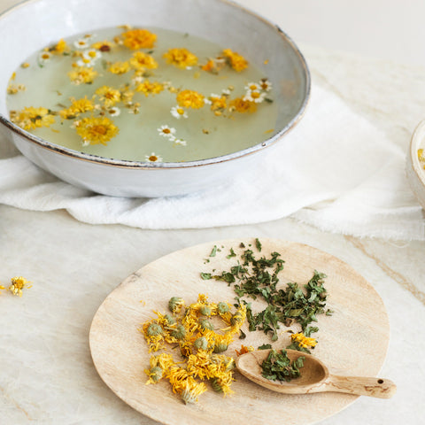 Facial Steam | pouchbag | Chamomile Peppermint | Home Spa | Thuis Wellness | Doos met 10 stuks
