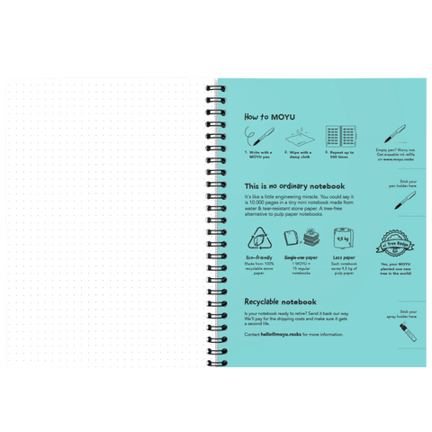 A5 erasable notebook Dear Daisy inside back cover