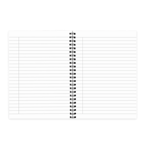Business black A5 agenda line paper