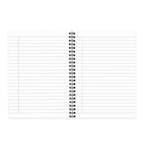 Business black A5 agenda line paper