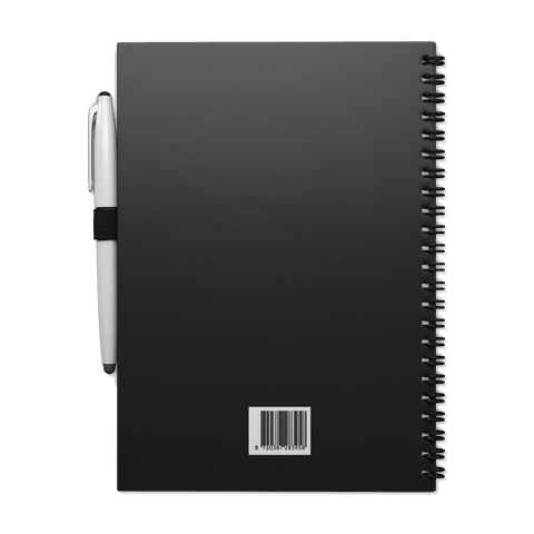 Business black A5 agenda back cover