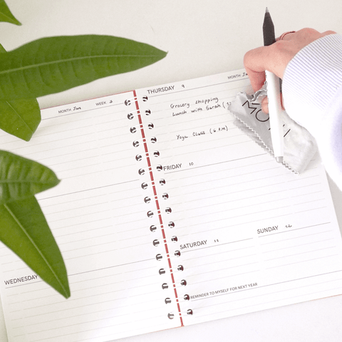 Erasable Agenda A5 - Business Black
