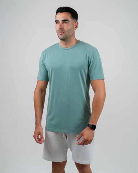 Athleisure Tee Muted Green