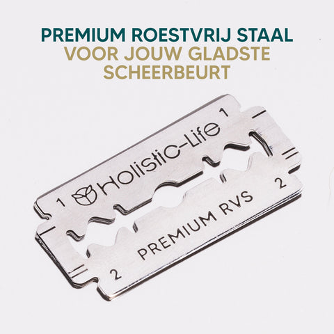 100 Refill Blades Double Edge – For Safety Razor