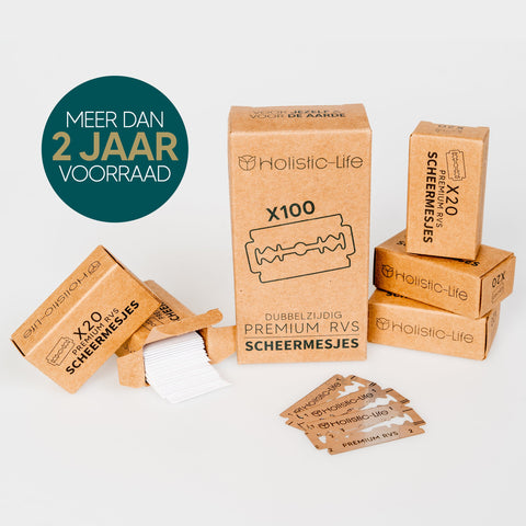 100 Refill Blades Double Edge – For Safety Razor