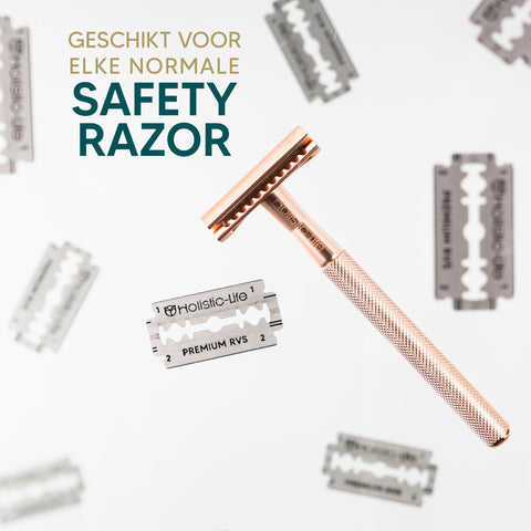 100 Refill Blades Double Edge – For Safety Razor