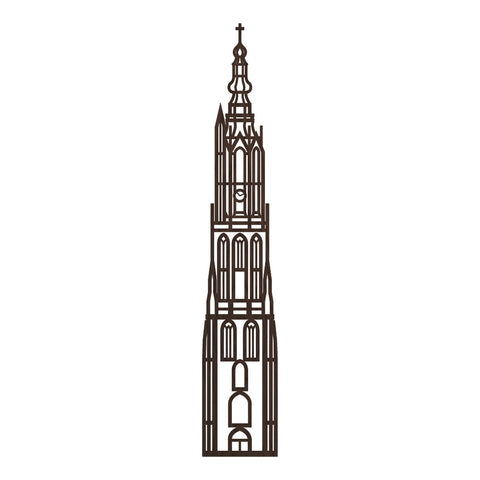 XXL Stadstoren Onze Lieve Vrouwekerk Amsterfoort Nederlands zwart FSC 100%