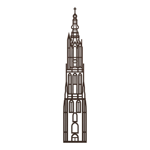 Stadstoren Onze Lieve Vrouwetoren Amersfoort Nederlands zwart FSC 100%