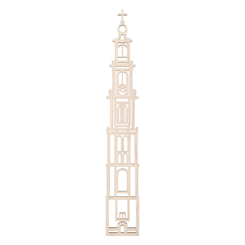 City tower Westertoren Amsterdam Dutch wood FSC 100%