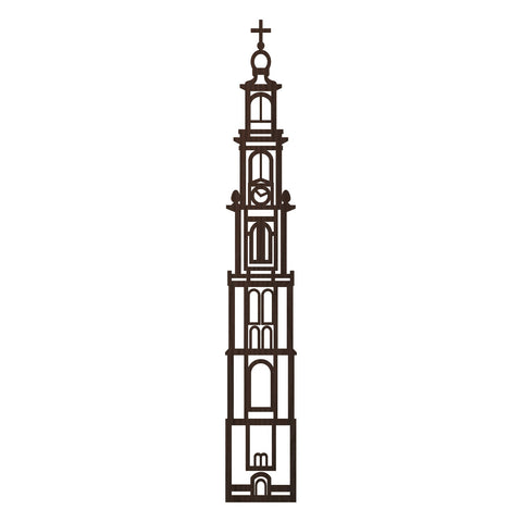 City tower Westertoren Amsterdam Dutch wood FSC 100%