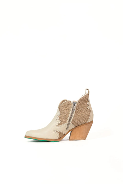 Atlantis Vegan Ankle Boots Beige