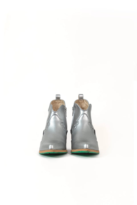 Atlantis Vegan Ankle Boots Silver - Limited Edition