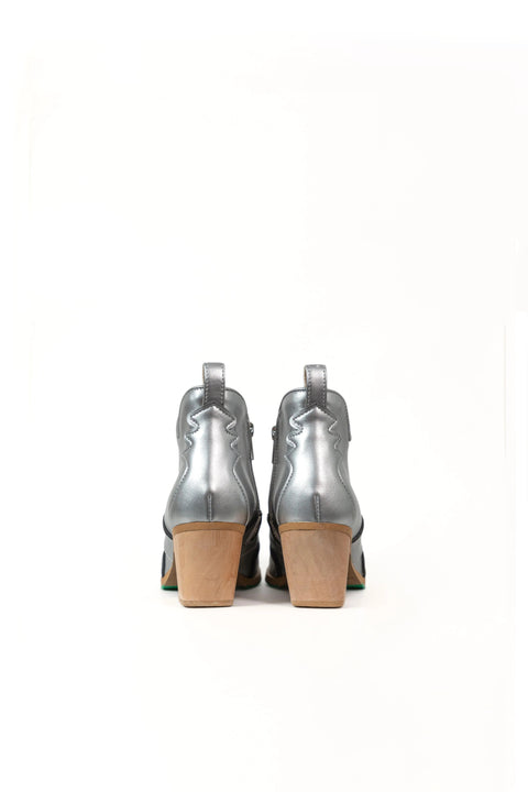 Atlantis Vegan Ankle Boots Silver - Limited Edition