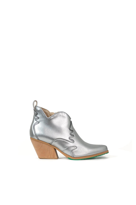 Atlantis Vegan Ankle Boots Silver - Limited Edition