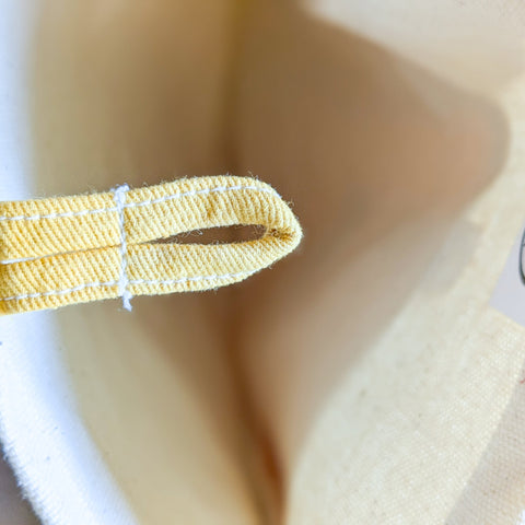 Handmade Fold-over Cotton Canvas Crossbody Sling Bag