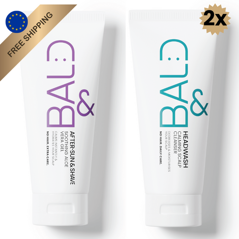 Bald &amp; Shaving Ritual Combo: Bald Head Shampoo + Bald Head After-Sun &amp; Shave