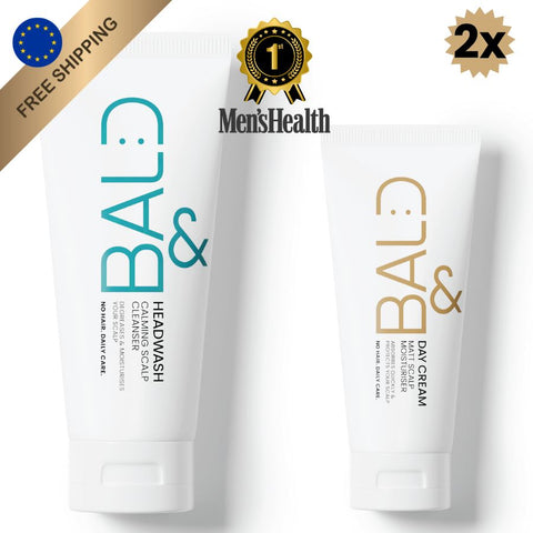Bald& Daily Ritual Combo: Bald Head Shampoo + Bald Head Day Cream