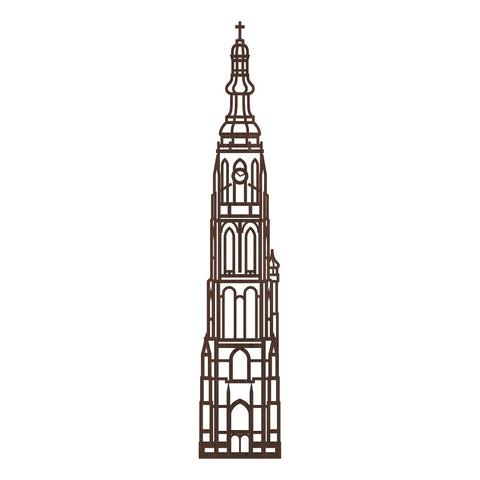 XXL Stadstoren Grote Kerk Breda Nederlands zwart FSC 100%