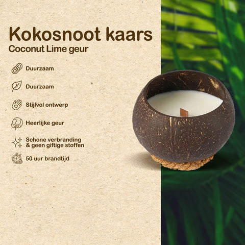 Kokosnoot Kaars - Coconut Lime - NAMTURE