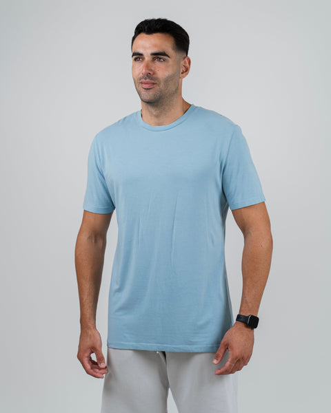 Athleisure Tee Frosted Blue