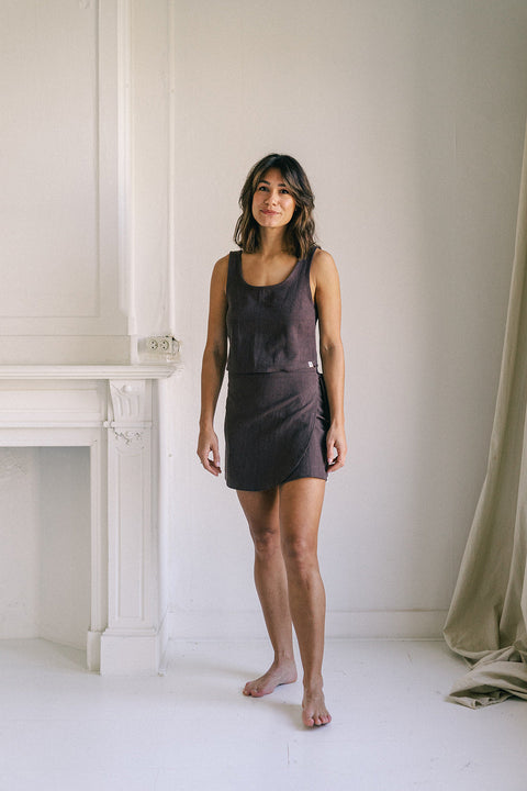 Brown skirt &amp; top