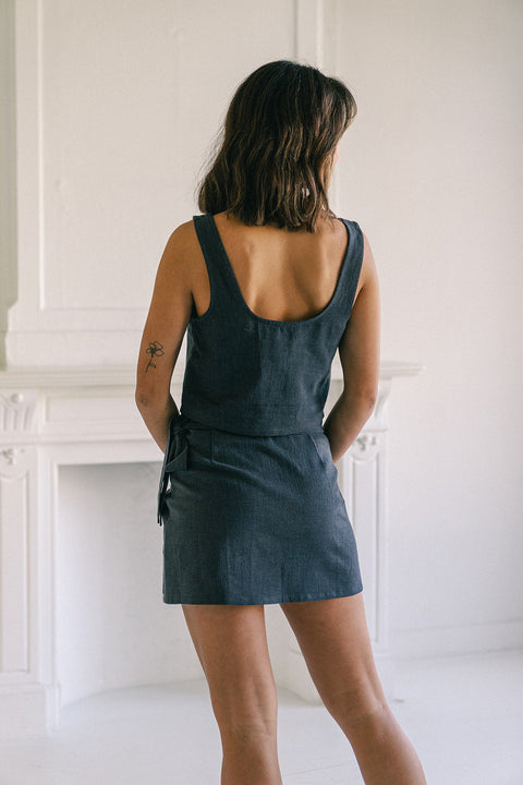 Black skirt &amp; top