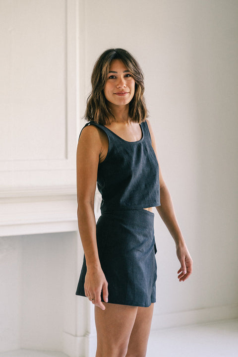 Black skirt &amp; top
