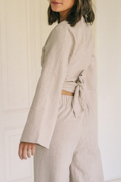 Lijn Top Beige