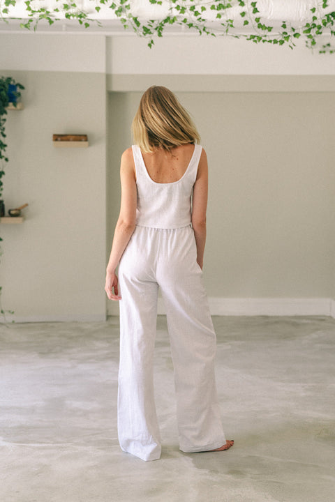 Teya Pants White