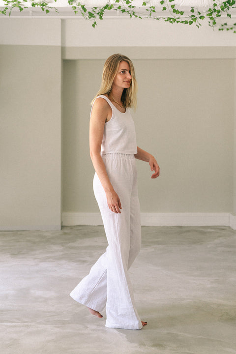 Teya Pants White