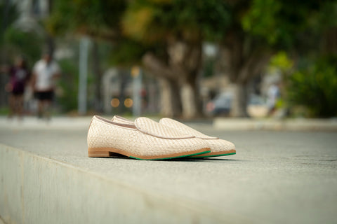 Princesa Loafer Beige Raffia