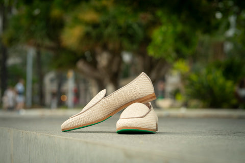 Princesa Loafer Beige Raffia