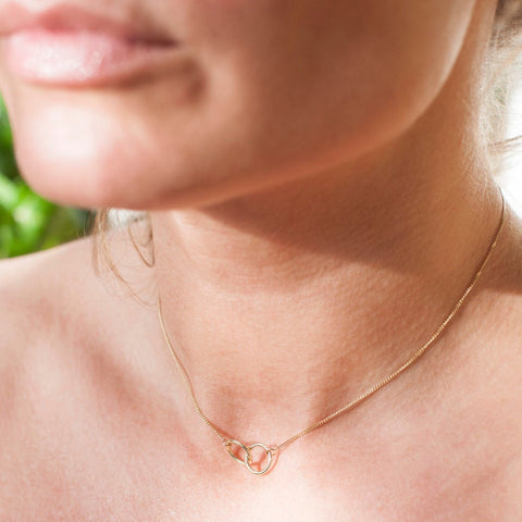 Eternal Connection ketting goud small