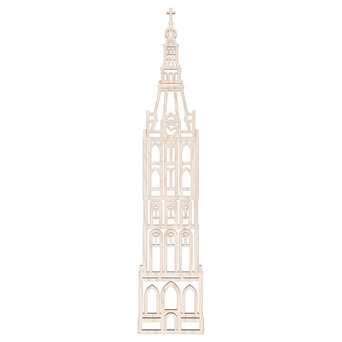 XXL Stadstoren Sint Janskathedraal Den Bosch Nederlands hout FSC 100%