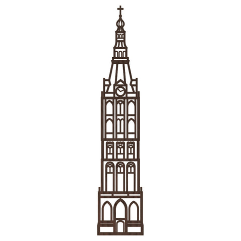 XXL Stadstoren Sint Janskathedraal Den Bosch Nederlands zwart FSC 100%